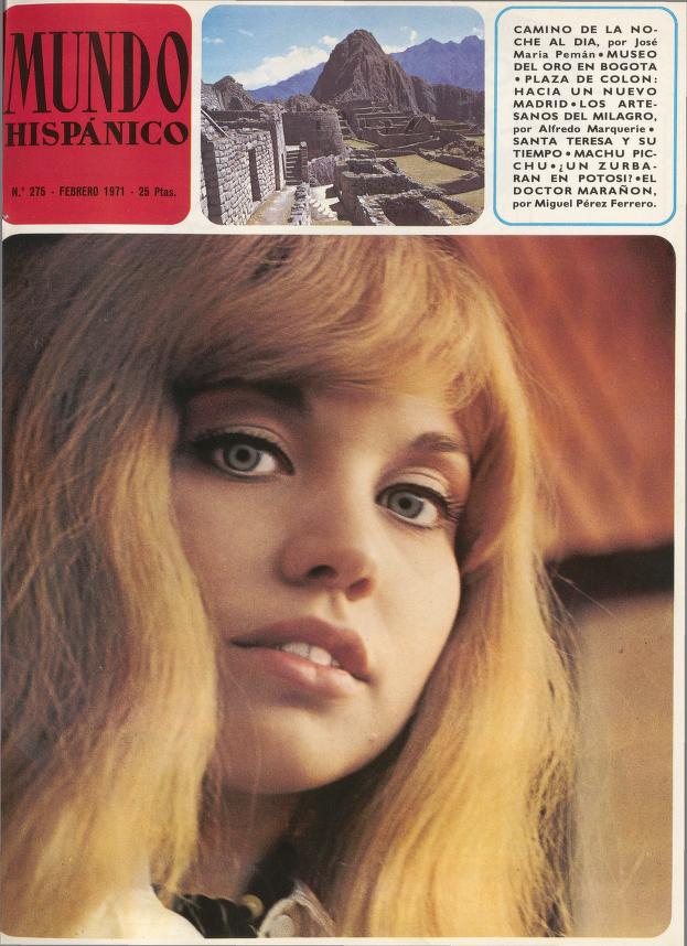 MUNDO HISPANICO magazine side cover Issue 275  February 1971