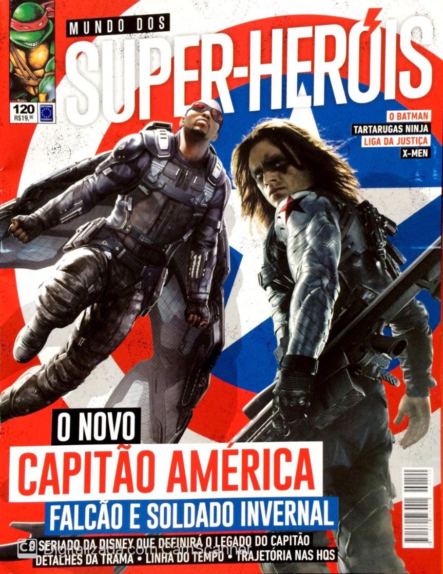 MUNDO DOS SUPER HEROIS magazine side cover Issue 120   2020