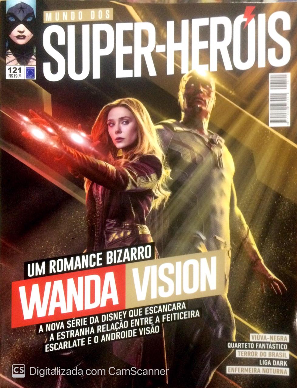 MUNDO DOS SUPER HEROIS magazine side cover Issue 121   2020
