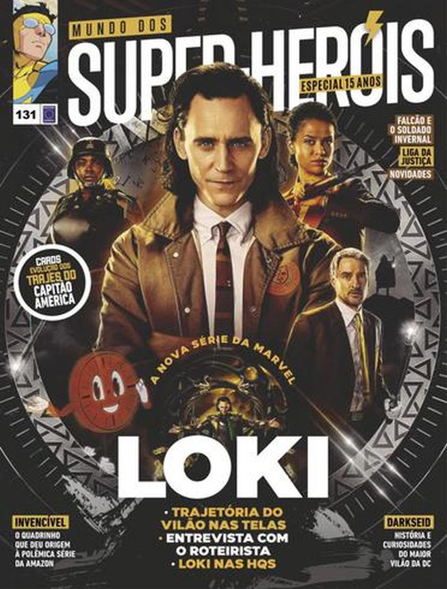 MUNDO DOS SUPER HEROIS magazine side cover Issue 131  June 2021