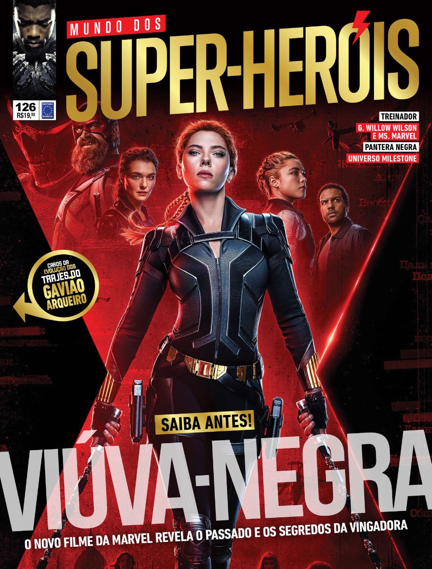 MUNDO DOS SUPER HEROIS magazine side cover Issue 126   2021