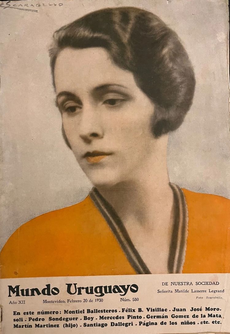 MUNDO URUGUAYO magazine side cover Issue 580 20 February 1930