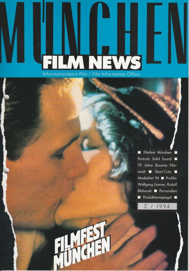 MUNCHEN FILM NEWS magazine side cover  February 1994