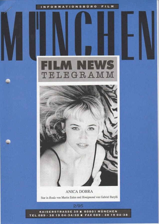 MUNCHEN FILM NEWS magazine side cover  February 1995