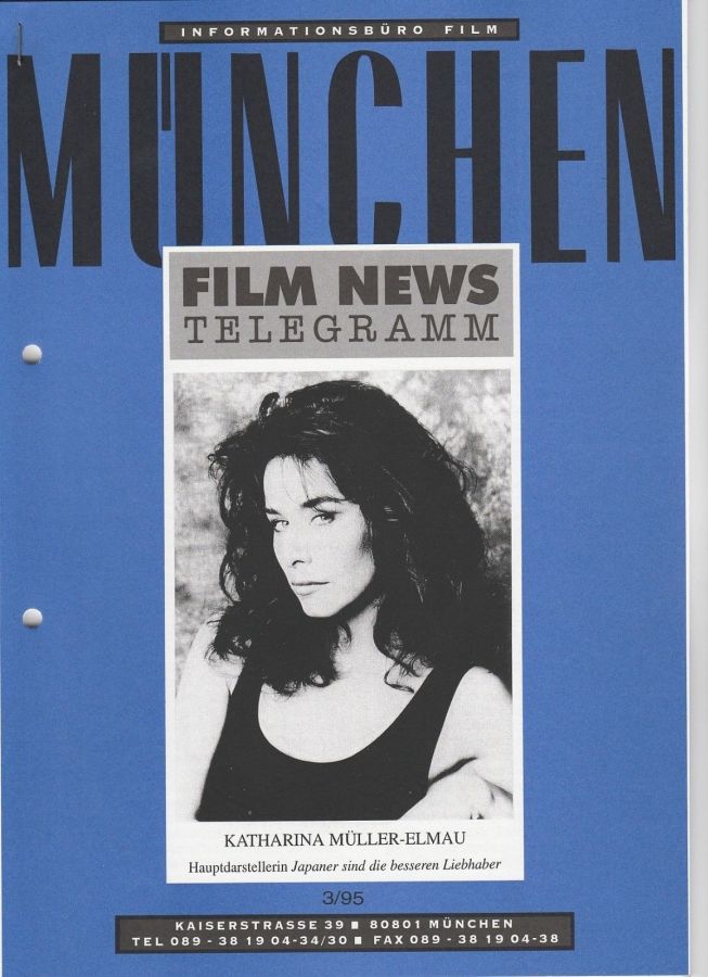 MUNCHEN FILM NEWS magazine side cover  March 1995
