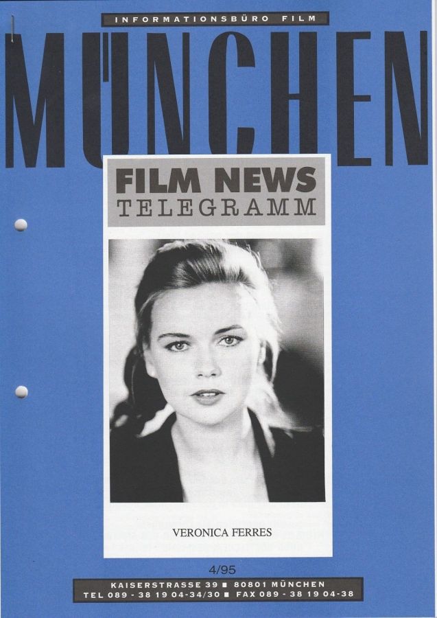 MUNCHEN FILM NEWS magazine side cover  April 1995