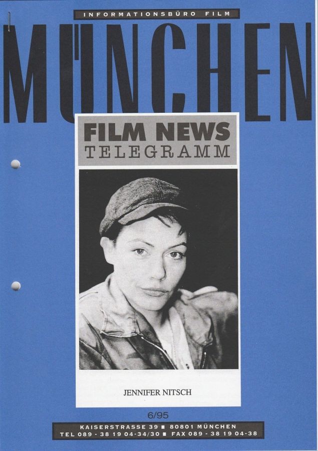 MUNCHEN FILM NEWS magazine side cover  June 1995