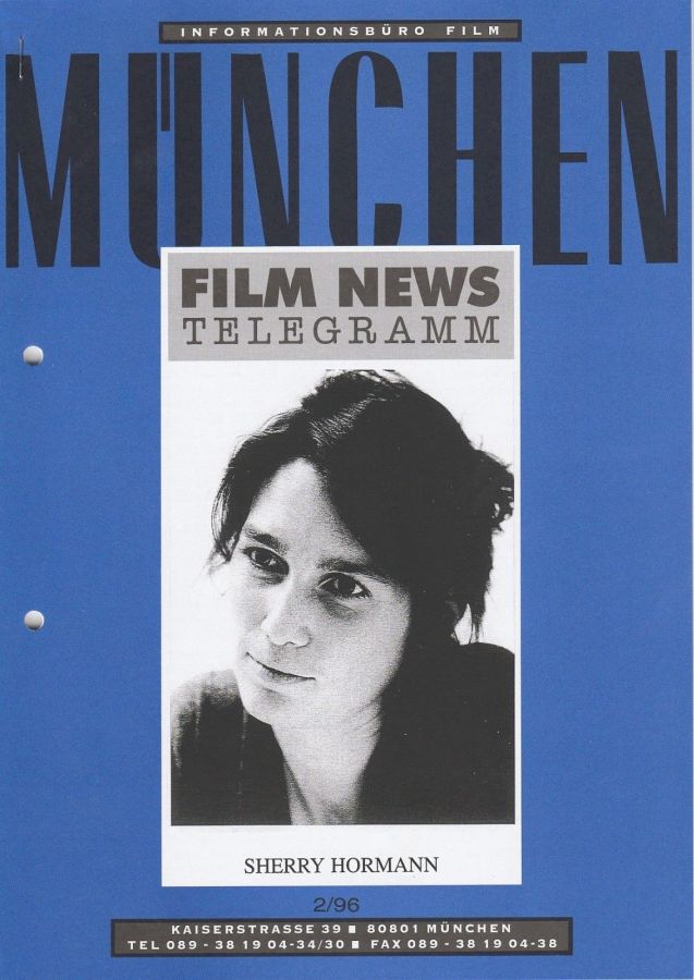 MUNCHEN FILM NEWS magazine side cover  February 1996