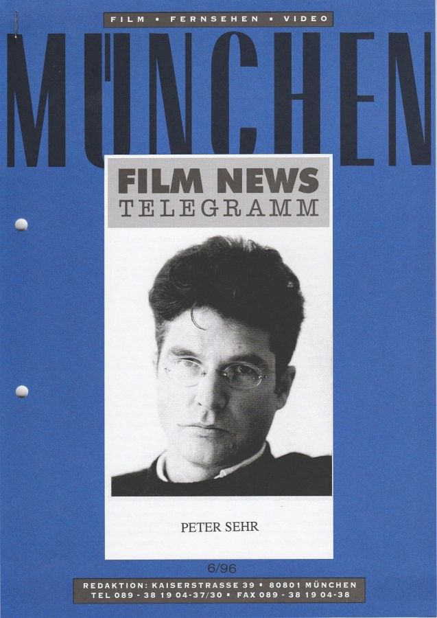 MUNCHEN FILM NEWS magazine side cover  June 1996