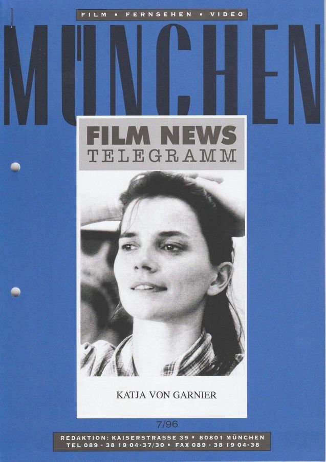 MUNCHEN FILM NEWS magazine side cover  July 1996