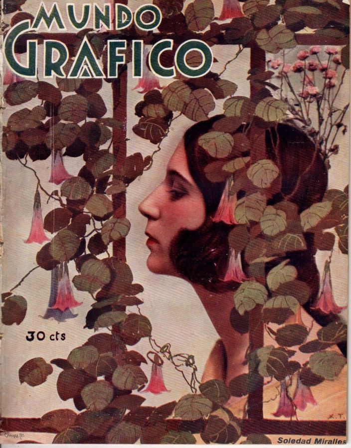 MUNDO GRAFICO magazine side cover  August 1925