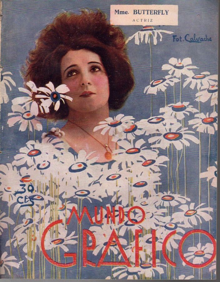 MUNDO GRAFICO magazine side cover  September 1925