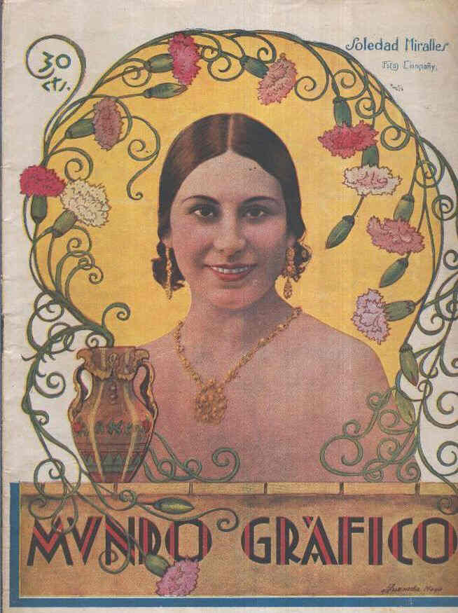 MUNDO GRAFICO magazine side cover Issue 821 27 July 1927