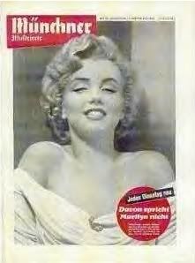 MUNCHNER ILLUSTRIERTE magazine side cover  1953