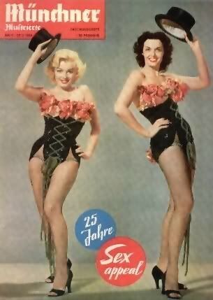 MUNCHNER ILLUSTRIERTE magazine side cover  1954