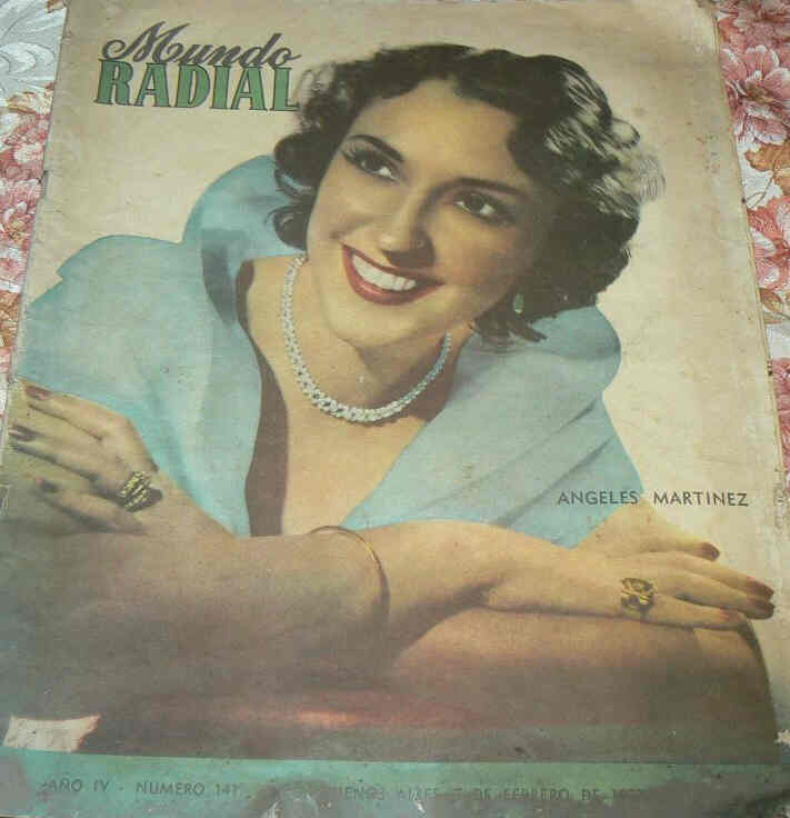 MUNDO RADIAL magazine side cover Issue 141 7 February 1952