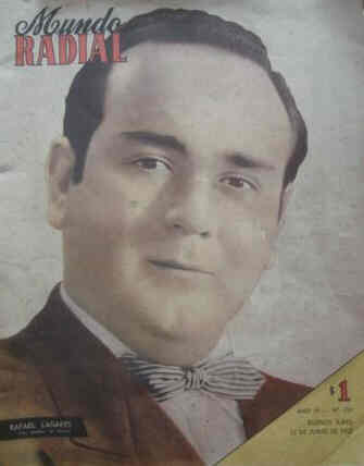 MUNDO RADIAL magazine side cover Issue 159 12 June 1952