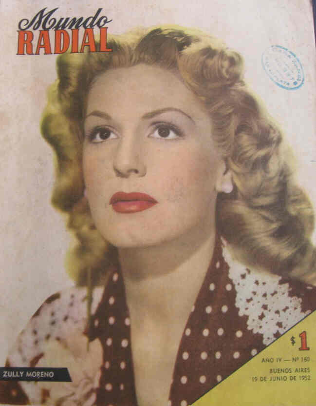 MUNDO RADIAL magazine side cover Issue 160 19 June 1952