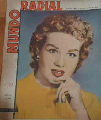 MUNDO RADIAL magazine side cover Issue 286 24 November 1954