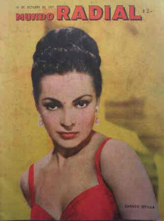 MUNDO RADIAL magazine side cover Issue 435 10 October 1957