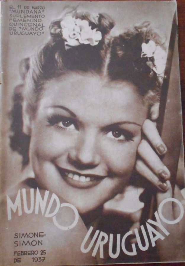 MUNDO URUGUAYO magazine side cover 25 February 1937