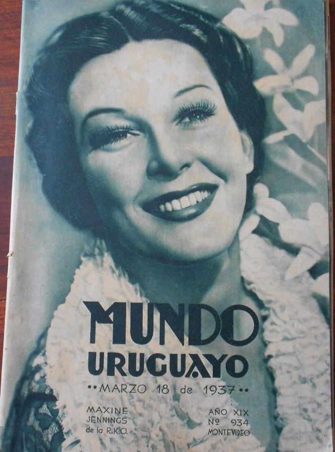 MUNDO URUGUAYO magazine side cover 18 March 1937