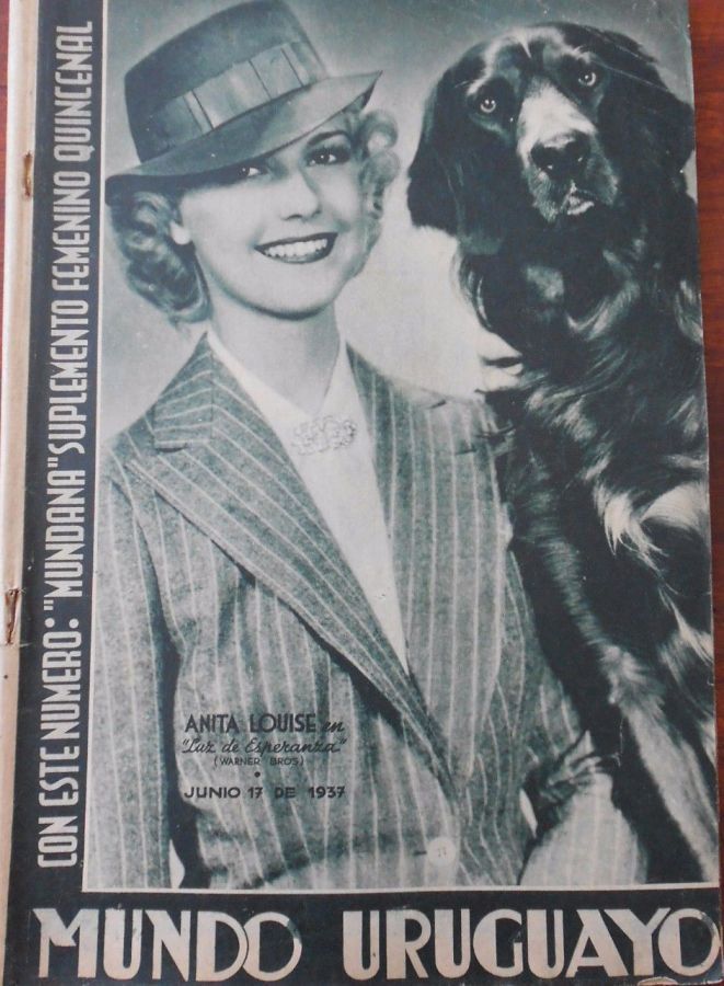 MUNDO URUGUAYO magazine side cover 17 June 1937