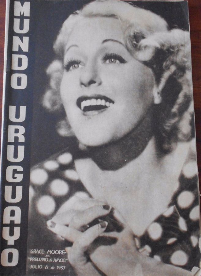 MUNDO URUGUAYO magazine side cover 8 July 1937