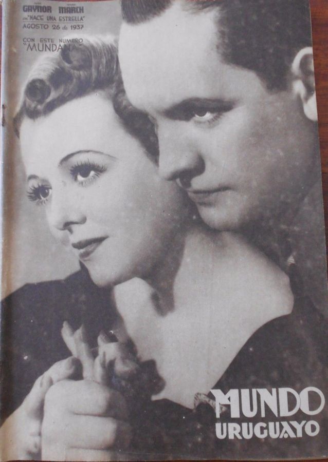 MUNDO URUGUAYO magazine side cover 26 August 1937