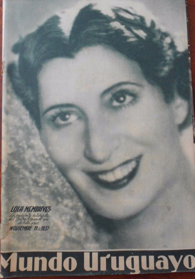 MUNDO URUGUAYO magazine side cover 11 November 1937