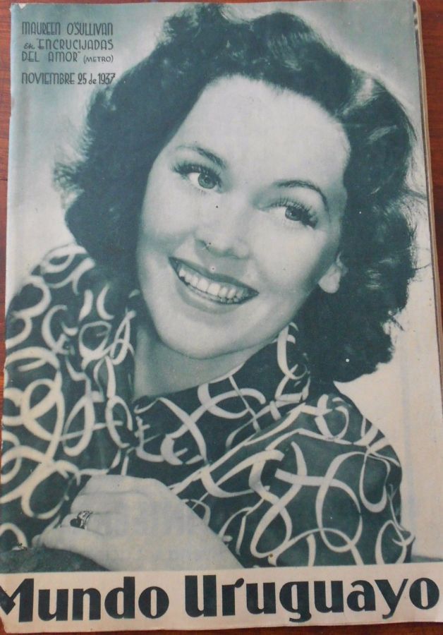 MUNDO URUGUAYO magazine side cover 25 November 1937