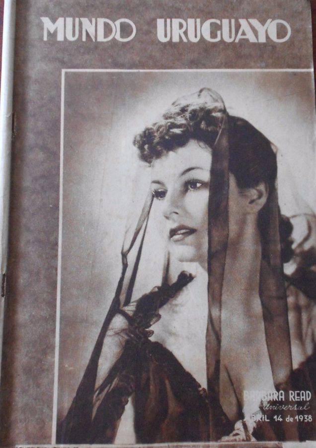 MUNDO URUGUAYO magazine side cover 14 April 1938