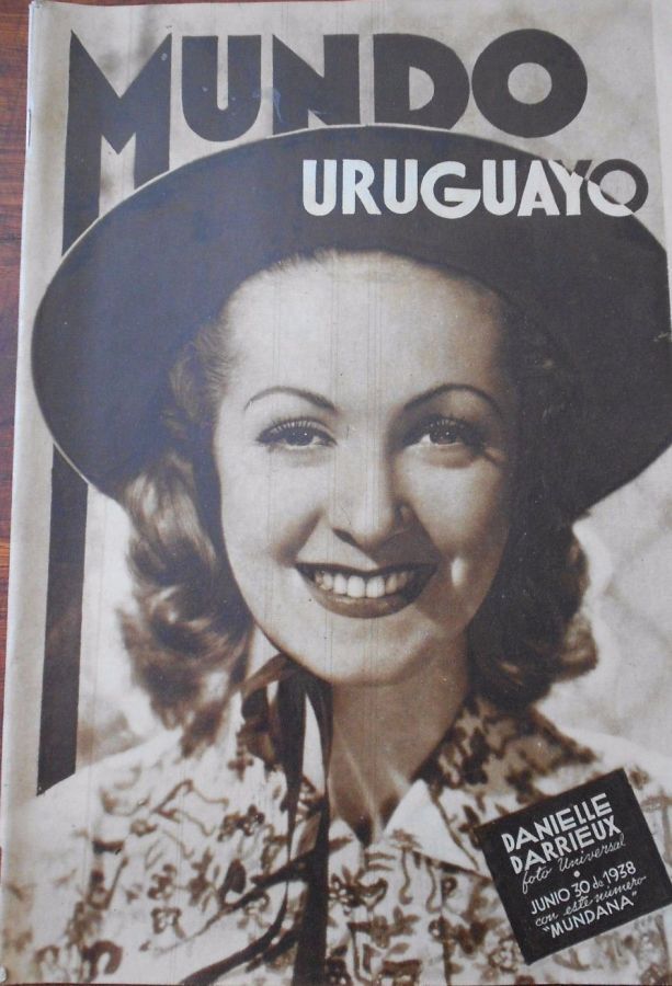 MUNDO URUGUAYO magazine side cover 30 June 1938