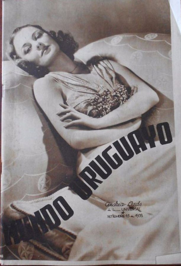 MUNDO URUGUAYO magazine side cover 15 September 1938