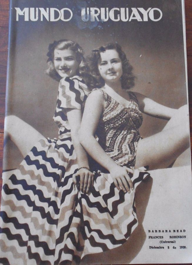 MUNDO URUGUAYO magazine side cover 3 December 1938