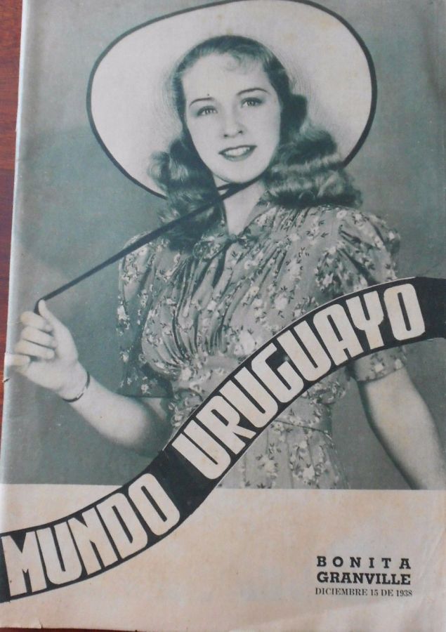 MUNDO URUGUAYO magazine side cover 15 December 1938