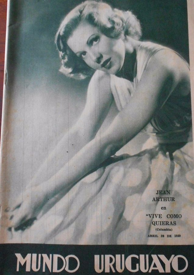 MUNDO URUGUAYO magazine side cover 20 April 1939