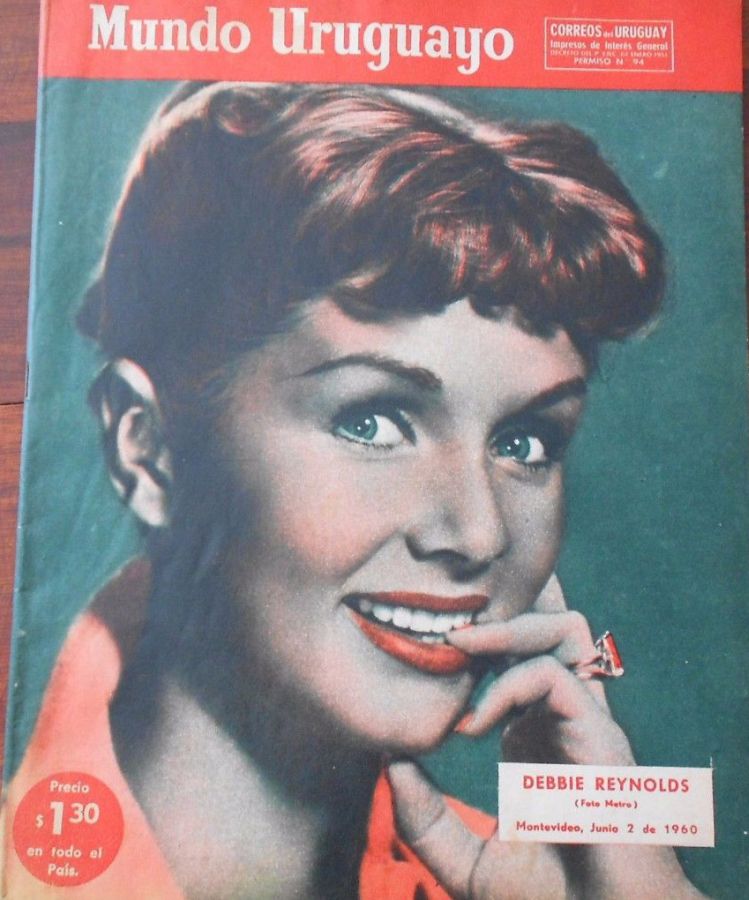 MUNDO URUGUAYO magazine side cover 2 June 1960