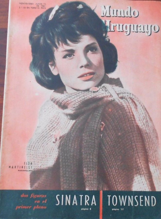 MUNDO URUGUAYO magazine side cover 15 June 1961
