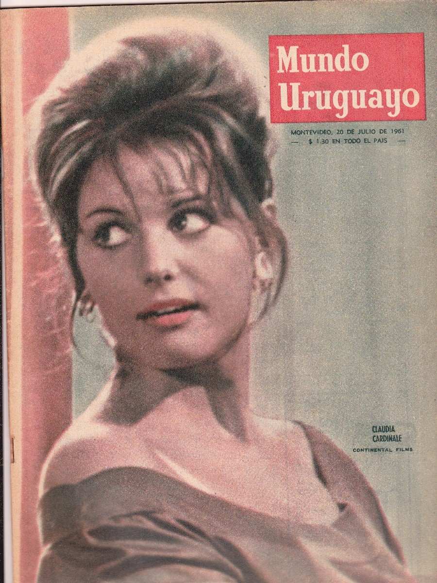 MUNDO URUGUAYO magazine side cover 20 July 1961