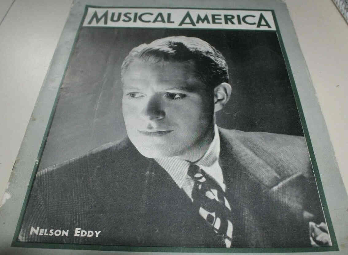 MUSICAL AMERICA magazine side cover  August 1939