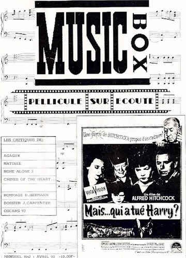 MUSIC BOX magazine side cover Issue 2  April 1993