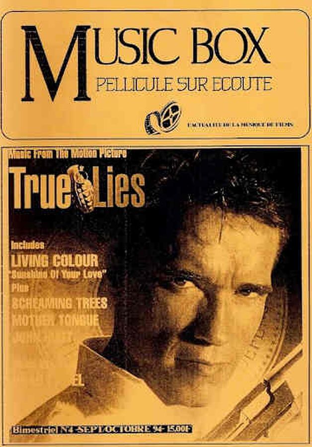 MUSIC BOX magazine side cover Issue 4  September/October 1994