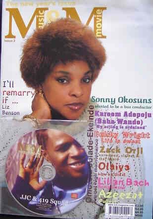 MUSIC AND MOVIE magazine side cover February/March 2004