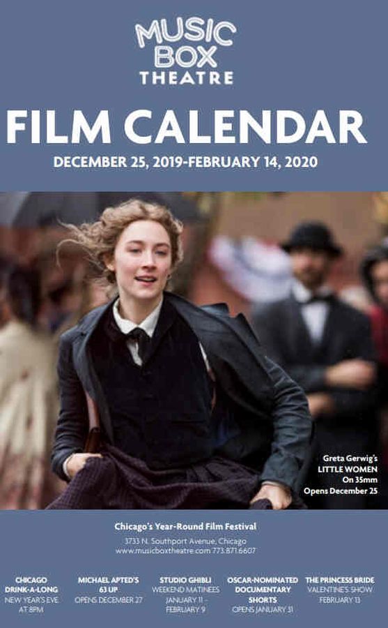 MUSIC BOX THEATRE magazine side cover  December 2019/ February 2020 
