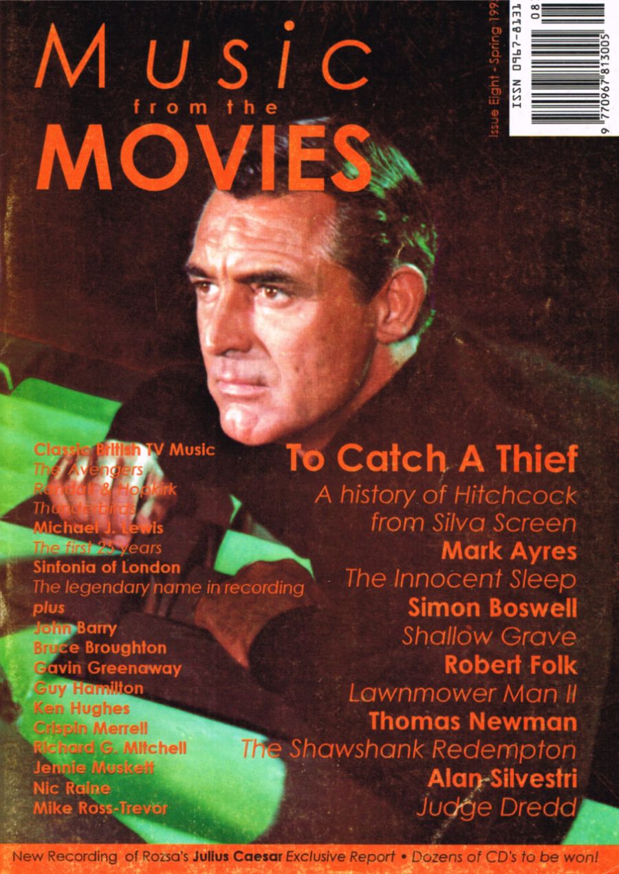 MUSIC FROM THE MOVIES magazine side cover Issue 8 Spring 1995