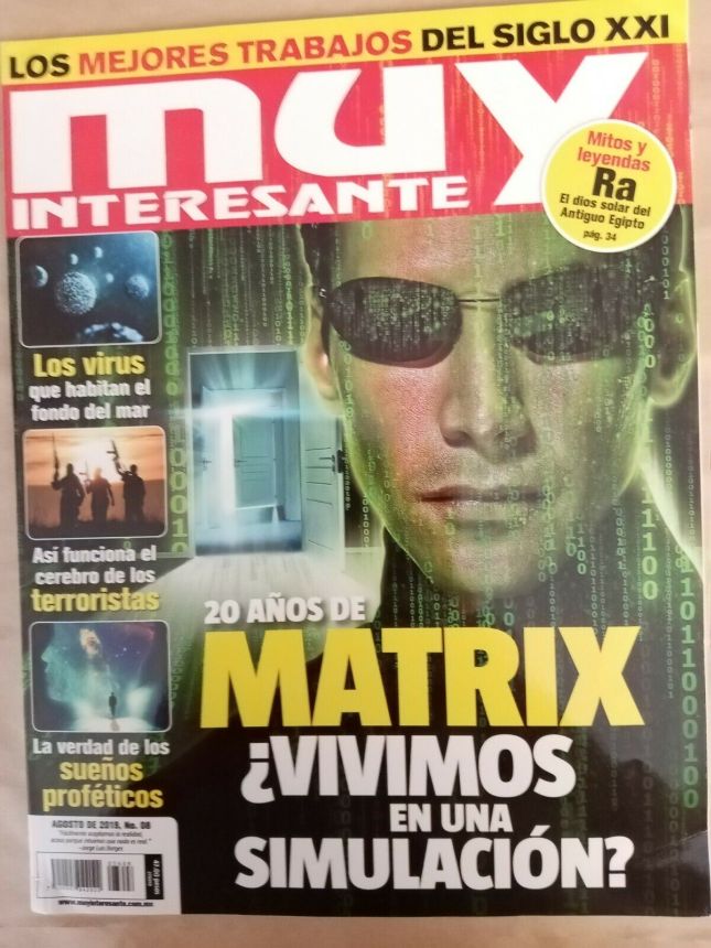 MUY INTERESANTE magazine side cover  August 2019