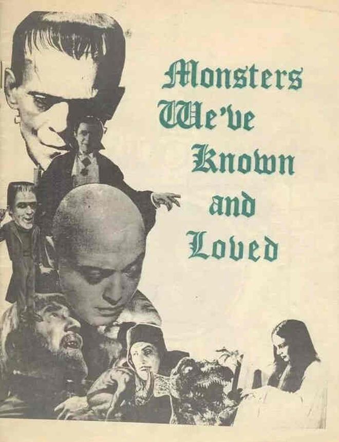 MONSTERS WEVE KNOWN AND LOVED magazine side cover   1965