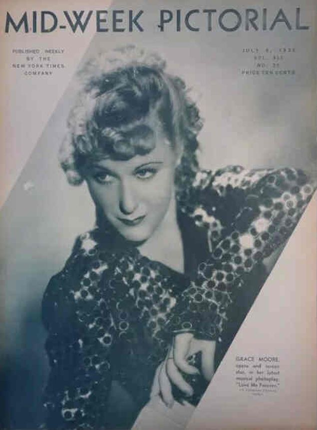 MID-WEEK PICTORIAL magazine side cover 6 July 1935