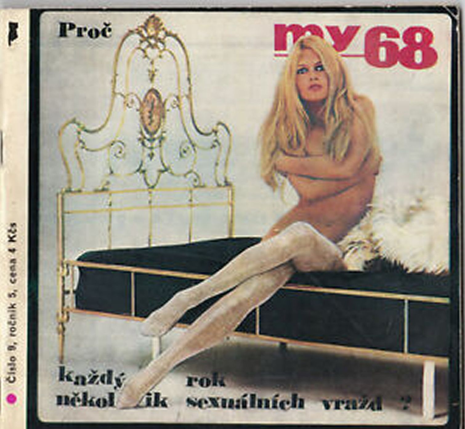 MY (CZECH) magazine side cover  Vol 5 No  9   1968